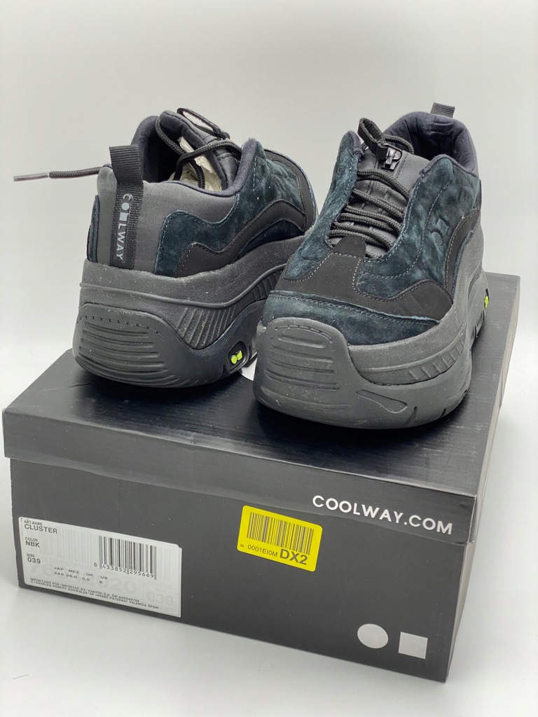 Buty platforma coolway custer czarne 39