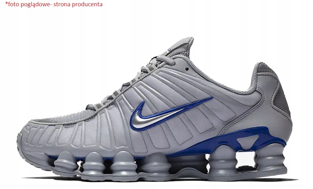 Nike 43 Shox TL trainers in grey blue BQ9972 999 11446828242