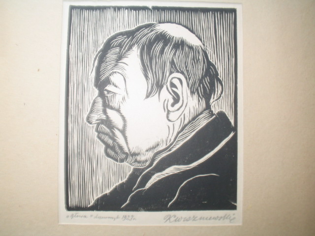 Kazimierz Wiszniewski GRAFIKA GŁOWA 1923