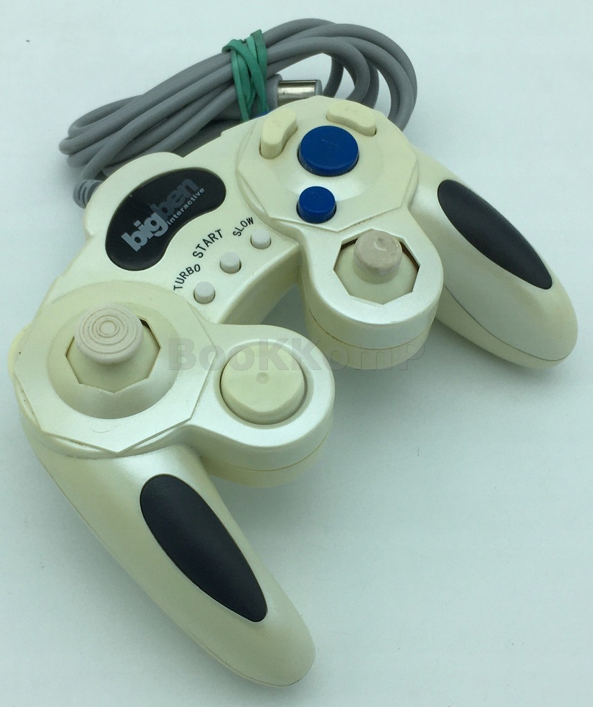 Nintendo GAMECUBE Pad BigBen Perłowy Joystick