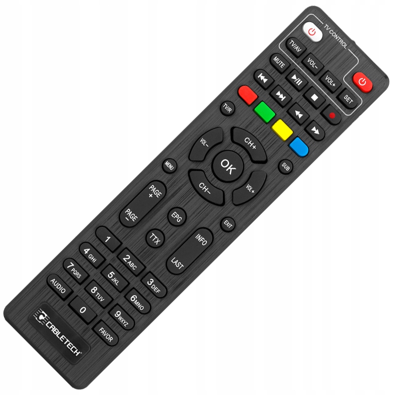 Pilot do dekodera tunera DVB-T2 Cabletech URZ0336