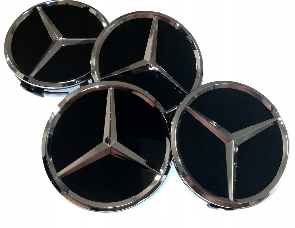 Dekielek Mercedes dekielki 75mm Mercedes-Benz mercedes 4szt.