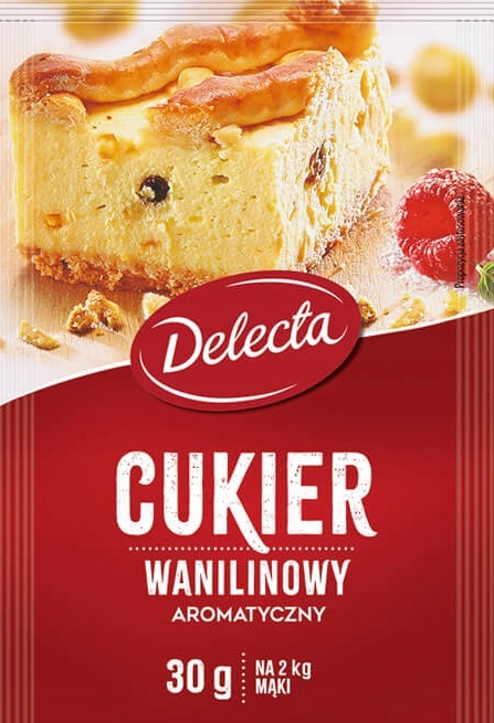 DELECTA Cukier wanilinowy, 30g KD