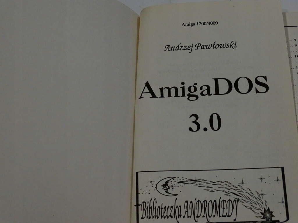 AMIGA DOS 3.0 Commodore WPROWADZENIE pierwsze krok