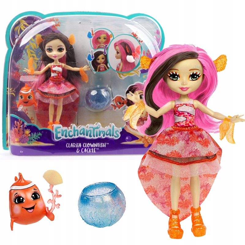 enchantimals clarita clownfish