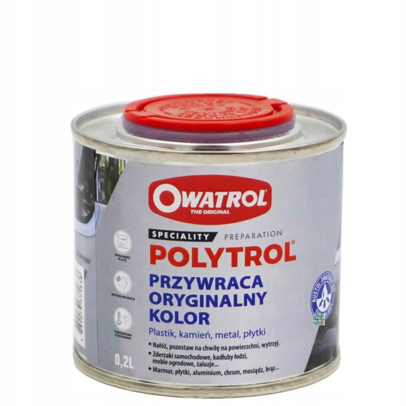 OWATROL Polytrol 200 ml ODNAWIA REGENERUJE PLASTIKI ZEWNĘTRZNE