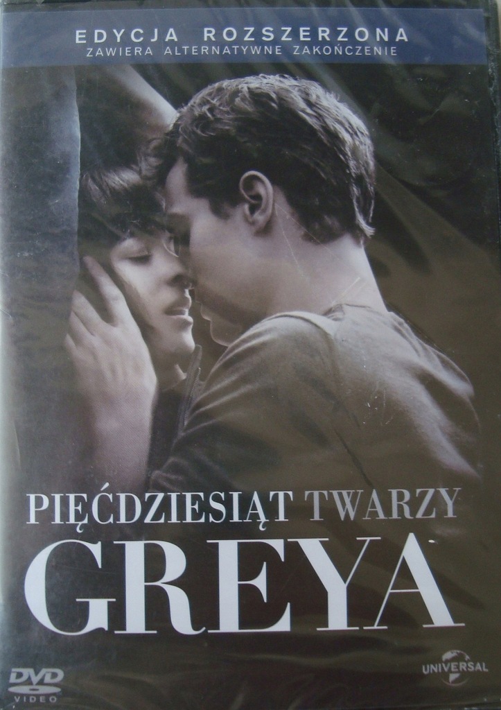 Pięćdziesiąt twarzy Greya film DVD