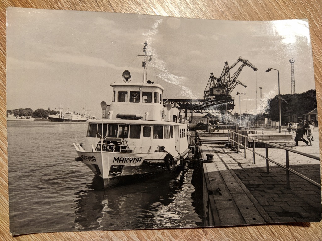 Pocztówka - Port w Świnoujściu - 1969 r.