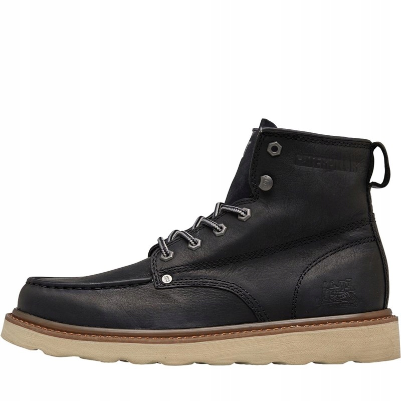 CATERPILLAR GLENROCK TRZEWIKI SKÓRA CZARNE 12880413015