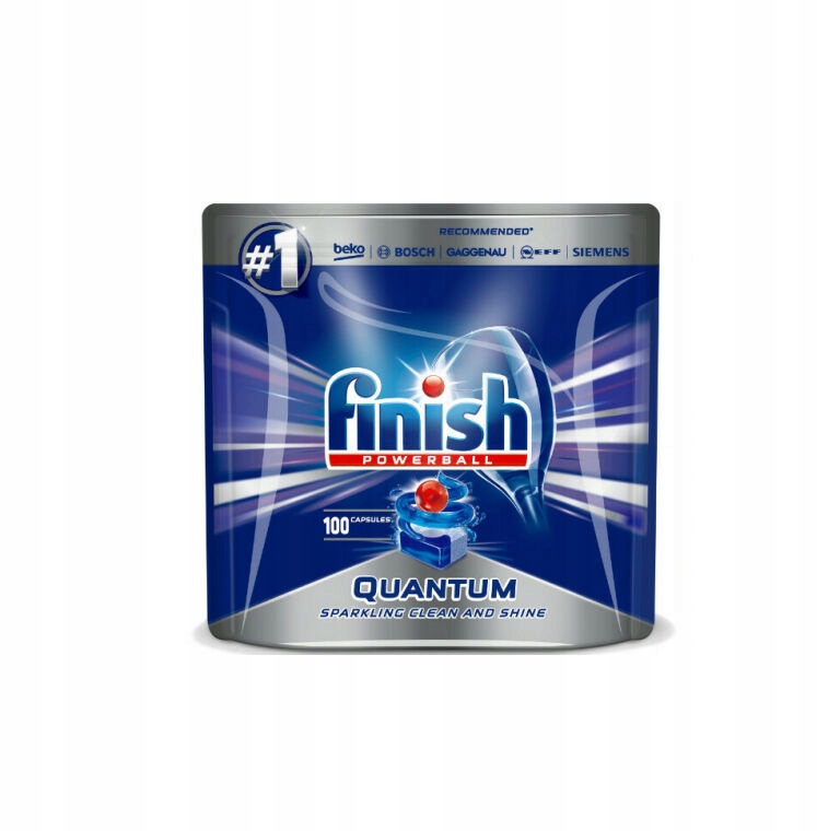 FINISH QUANTUM SPARKLING CLEAN AND SHINE 100TABS