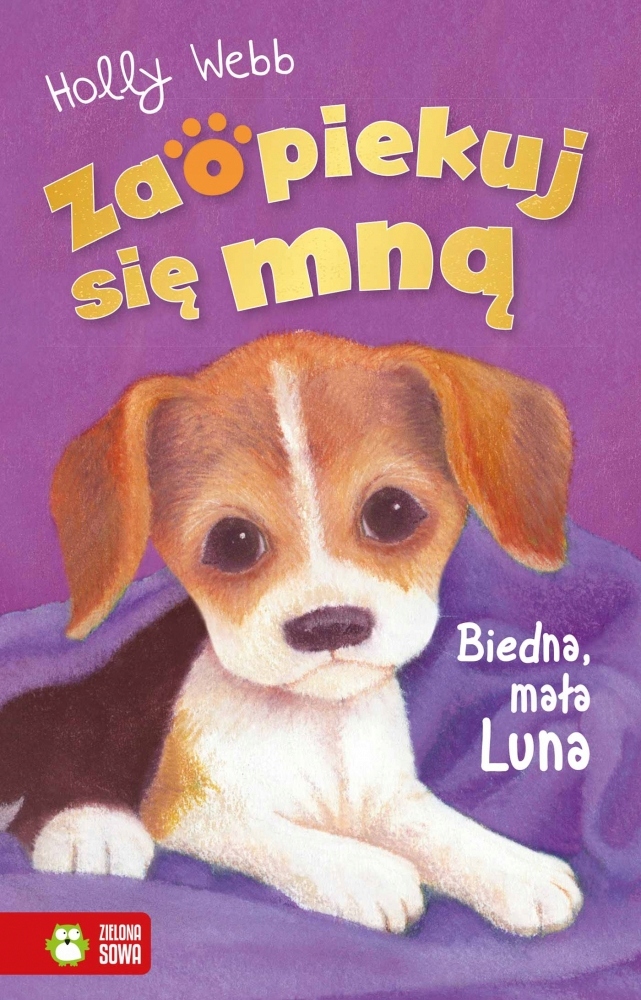 KSIAZECZKA 125X195 BIEDNA MALA LUNA ZIELONA SOWA