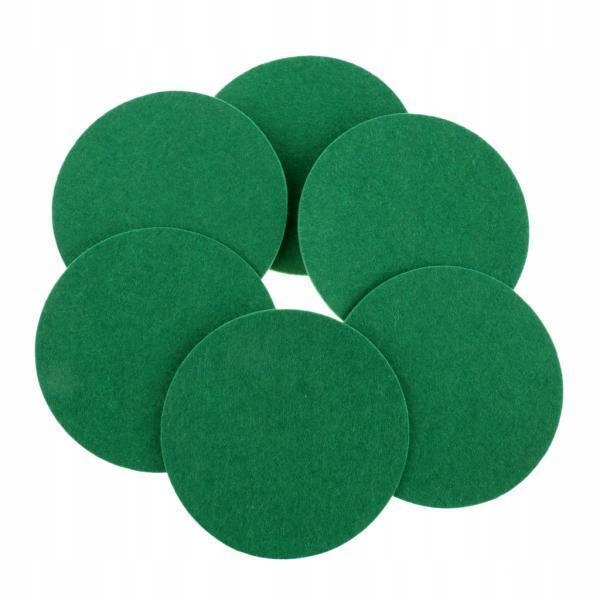 6 z 6 zielonych podkładek filcowych zamiennik