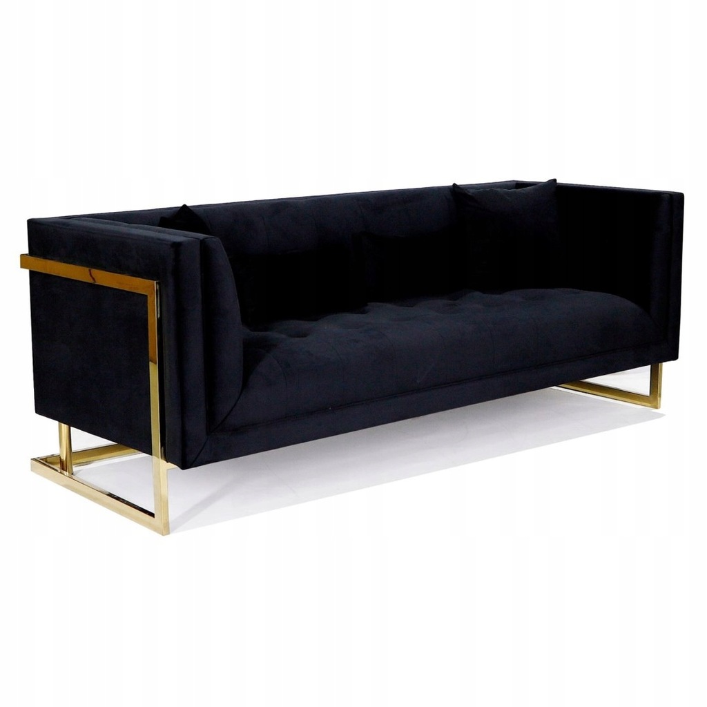 SOFA STELLA CZARNA 212x83x79cm