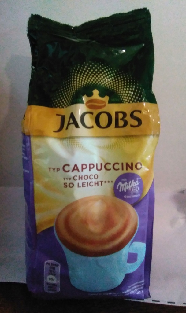 Kawa capuchino Jacobs milka-choco so leicht
