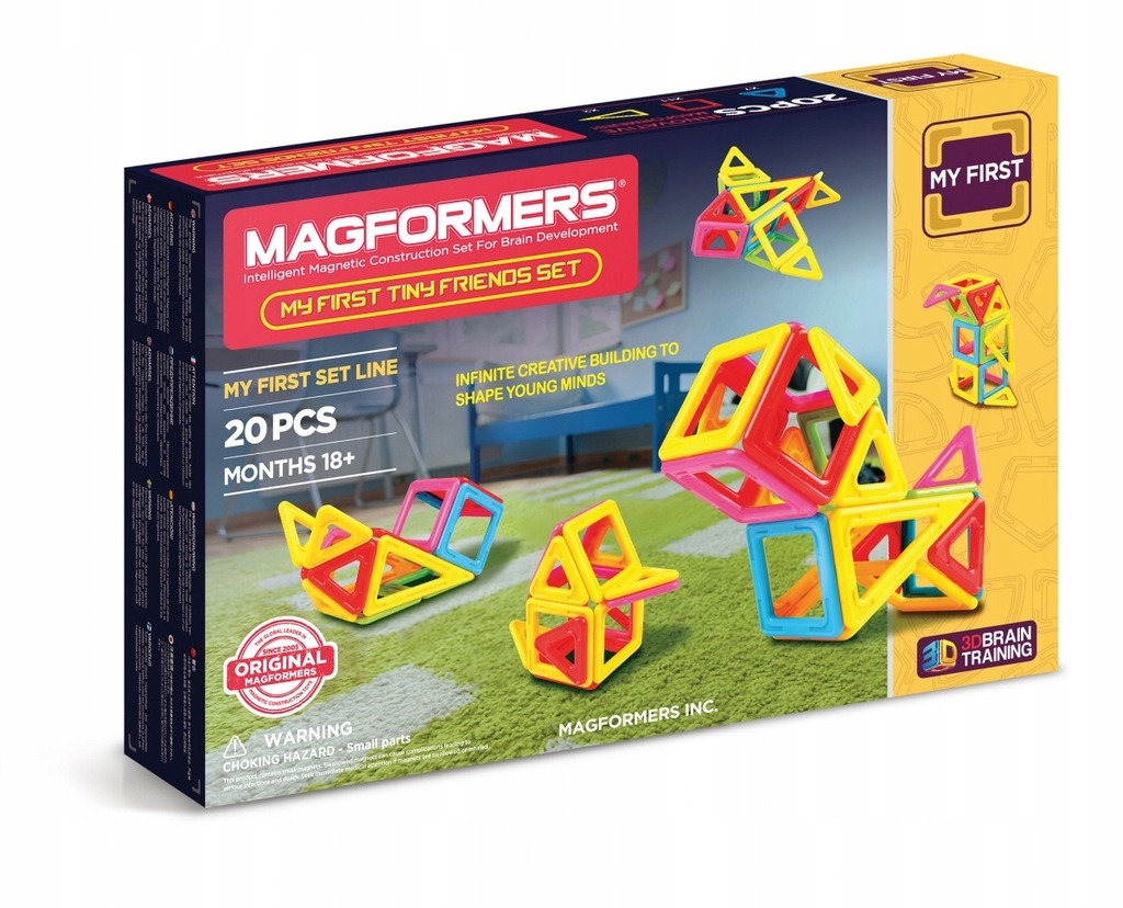 MAGFORMERS 36833 MY FIRST TINY FRIEND SET 20P