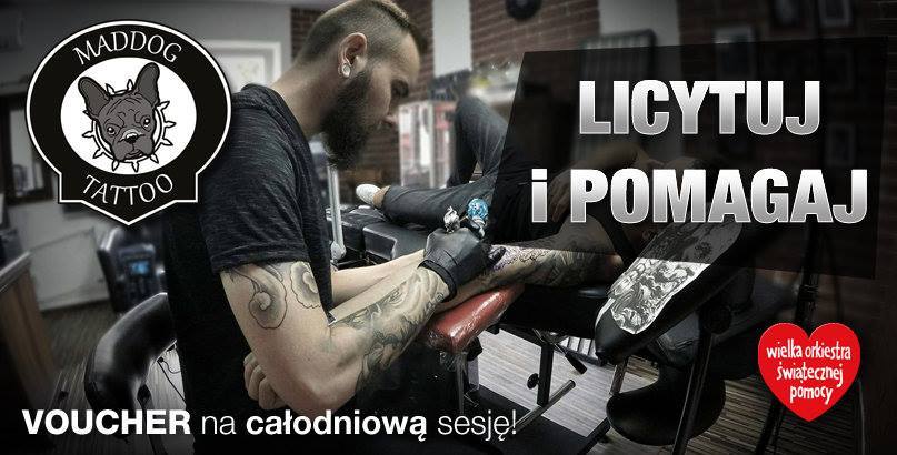 Voucher na całodniową sesję w MADDOG TATTOO