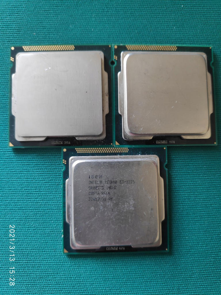 Intel Xeon E3-1225 procesor 3,1 GHz