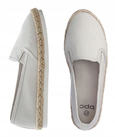 X757 ESPADRYLE 38 WSUWANE SZARY/ STYL SPORT