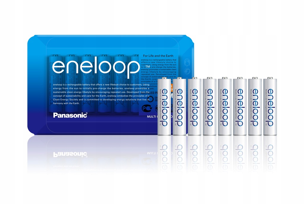 Купить 8 x PANASONIC ENELOOP R03/AAA АККУМУЛЯТОРНАЯ БАТАРЕЯ: отзывы, фото, характеристики в интерне-магазине Aredi.ru