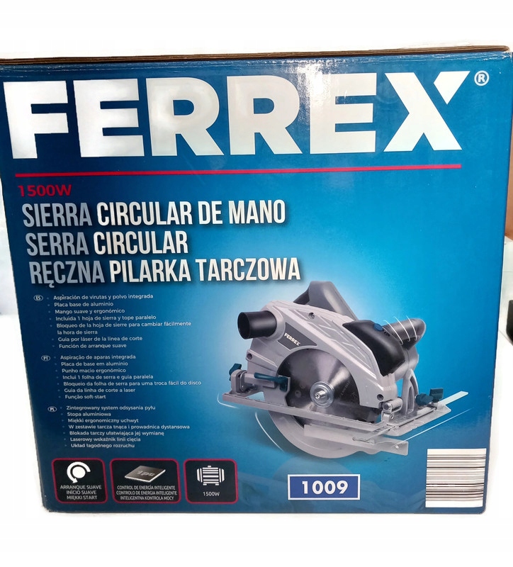 Piła tarczowa Ferrex 1500 W 20 mm