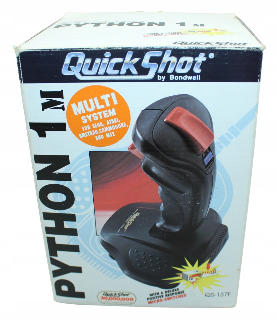 Joystick QuickShot Python 1M BOX Commodore 64