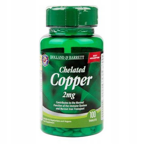 Holland & Barrett Chelated Copper Miedź 2000mc