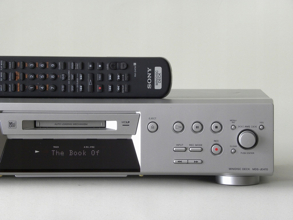 SONY MDSJE470 odtwarzacz MD(minidisc) LP2/LP4 8221678933