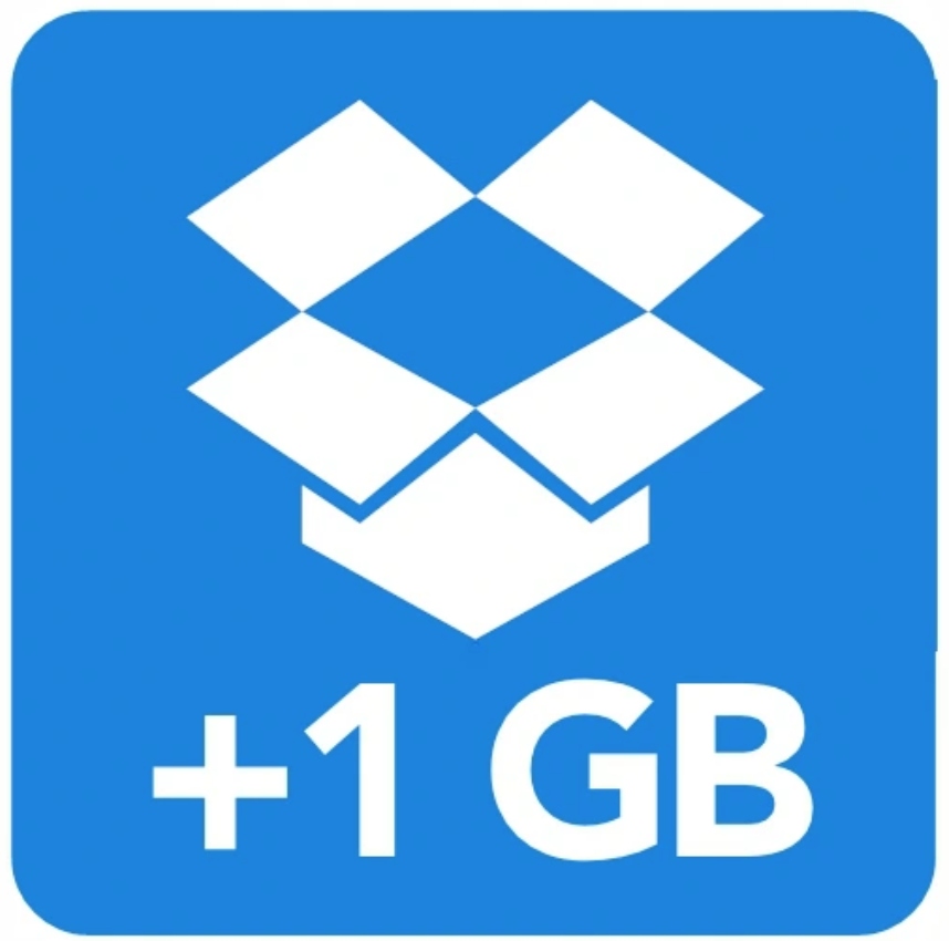 DROPBOX DOŁADOWANIE +1GB DOŻYWOTNIE