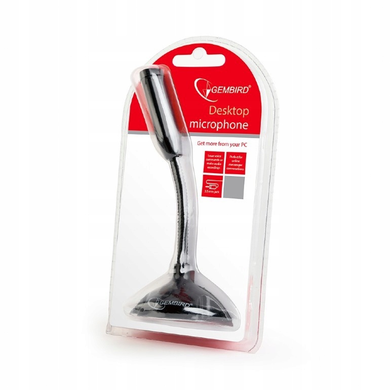 Gembird Mikrofon biurkowy z wyłącznikiem