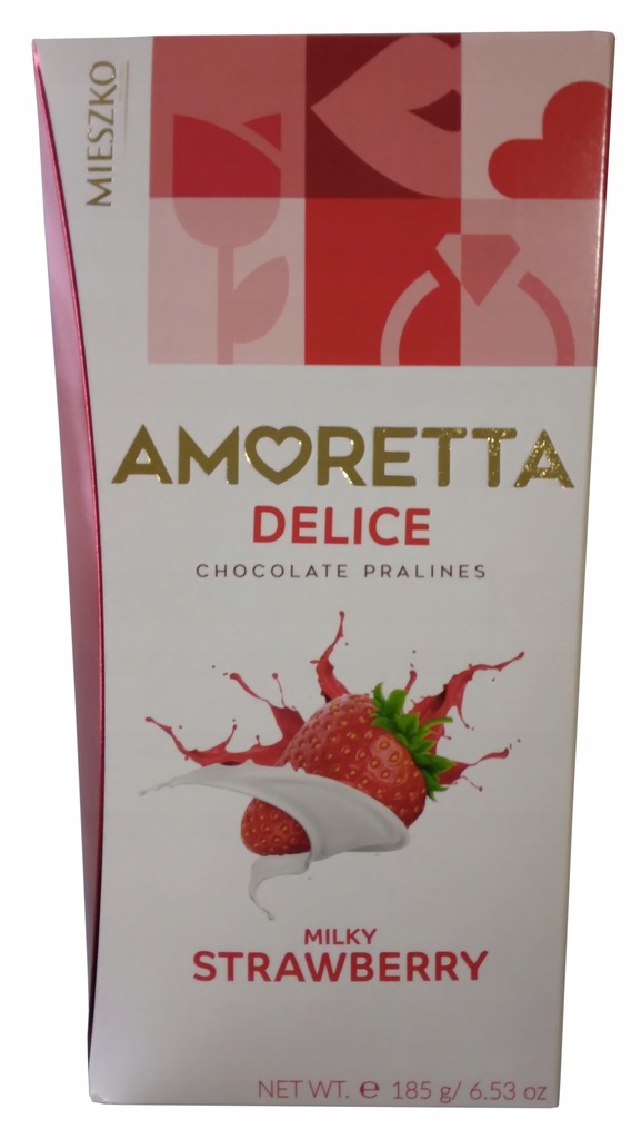 AMORETTA DELICE praliny truskawkowo - śmietankowe - 11965603741 ...