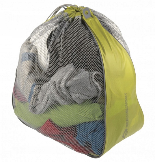 Laundry Bag torba podróżna z limonką/ szarą zawart