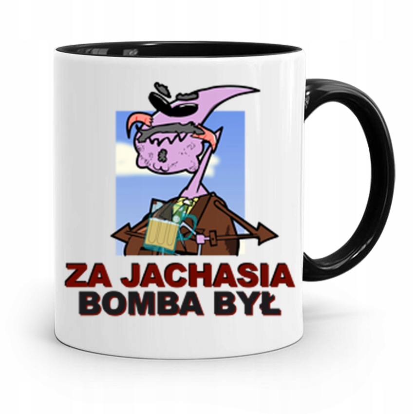 KUBEK CZARNY KAPITAN BOMBA ZA JACHASIA BOMBA BYŁ
