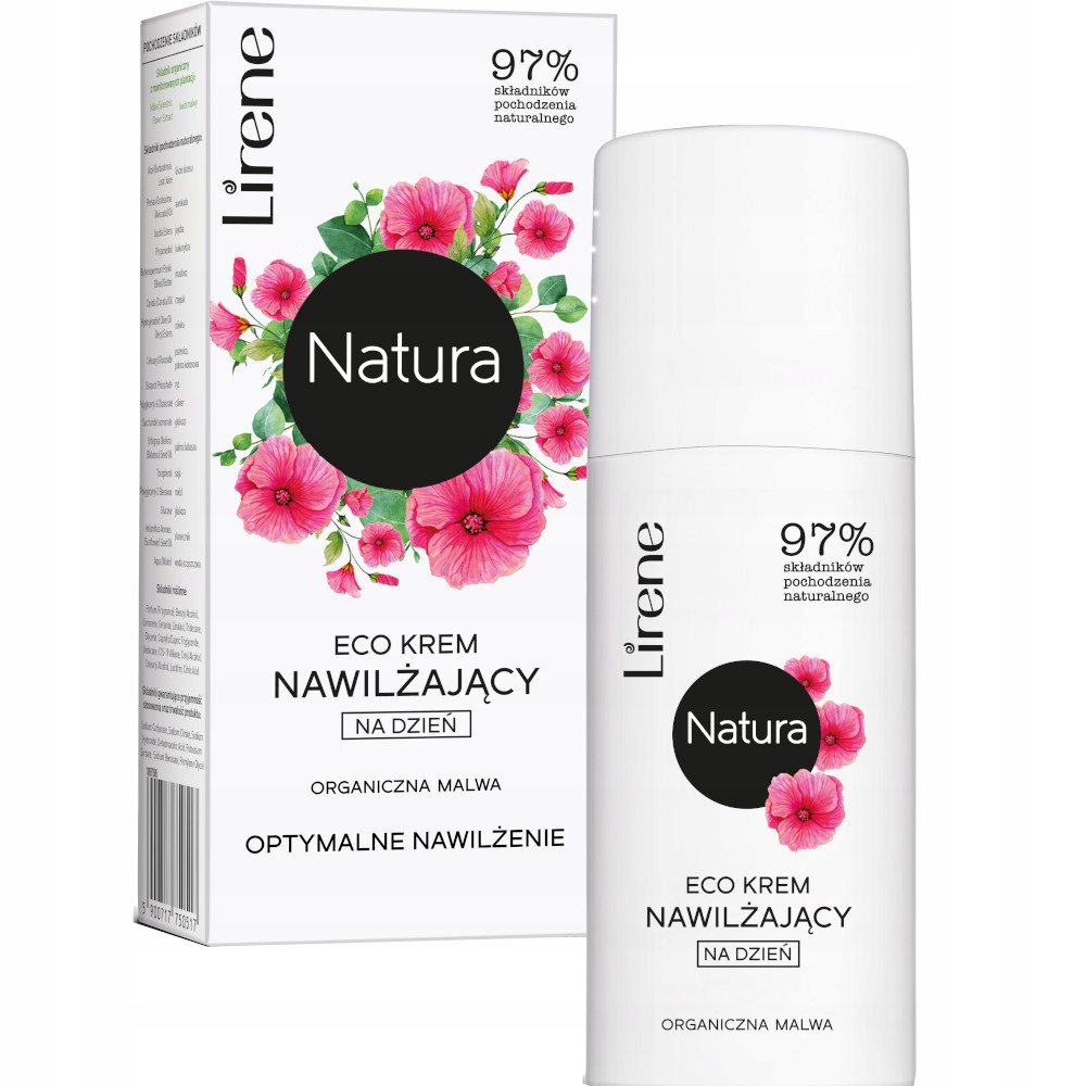 LIRENE NATURA KREM NAWILŻAJĄCY NA DZIEŃ malwa