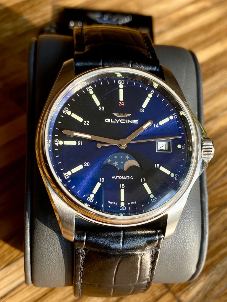 Zegarek męski GLYCINE Combat 6 Classic Moonphase