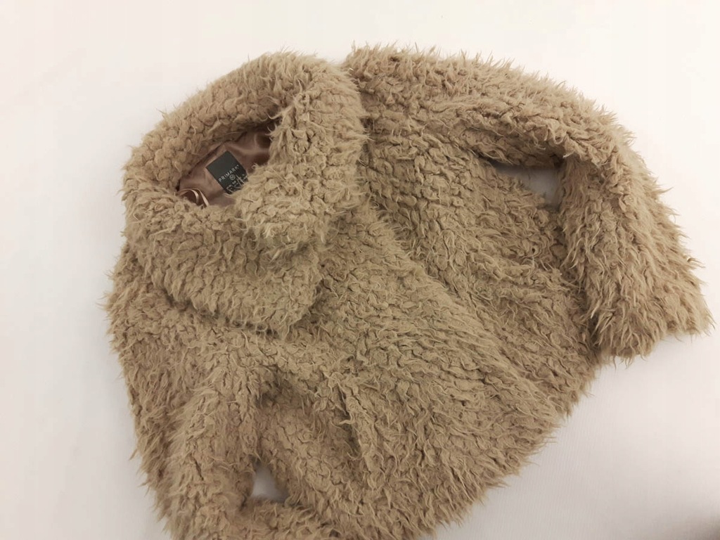 PRIMARK krótkie FUTERKO kołnierz MIĘKKIE _ 34/36