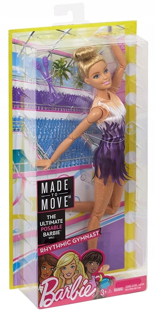 Кукла Barbie спортсменка гимнастка fjb18