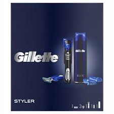 Gillette Zestaw Styler + żel do golenia Sensitive