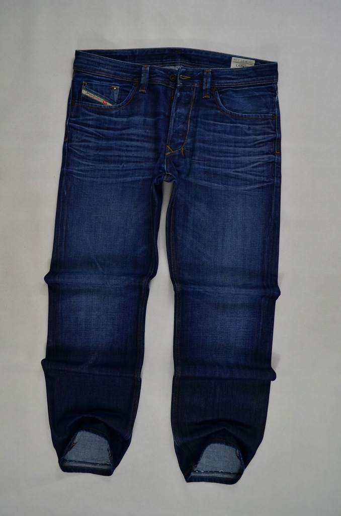 DIESEL JEANS SPODNIE LARKEE PROSTE 93 cm *33/34*