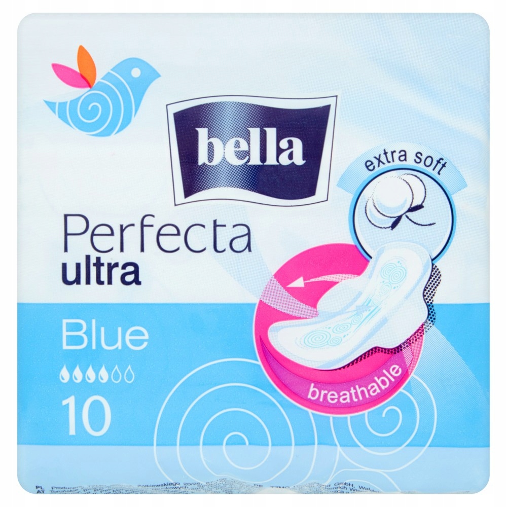 Bella Perfecta Ultra Blue Podpaski Higieniczne 10s