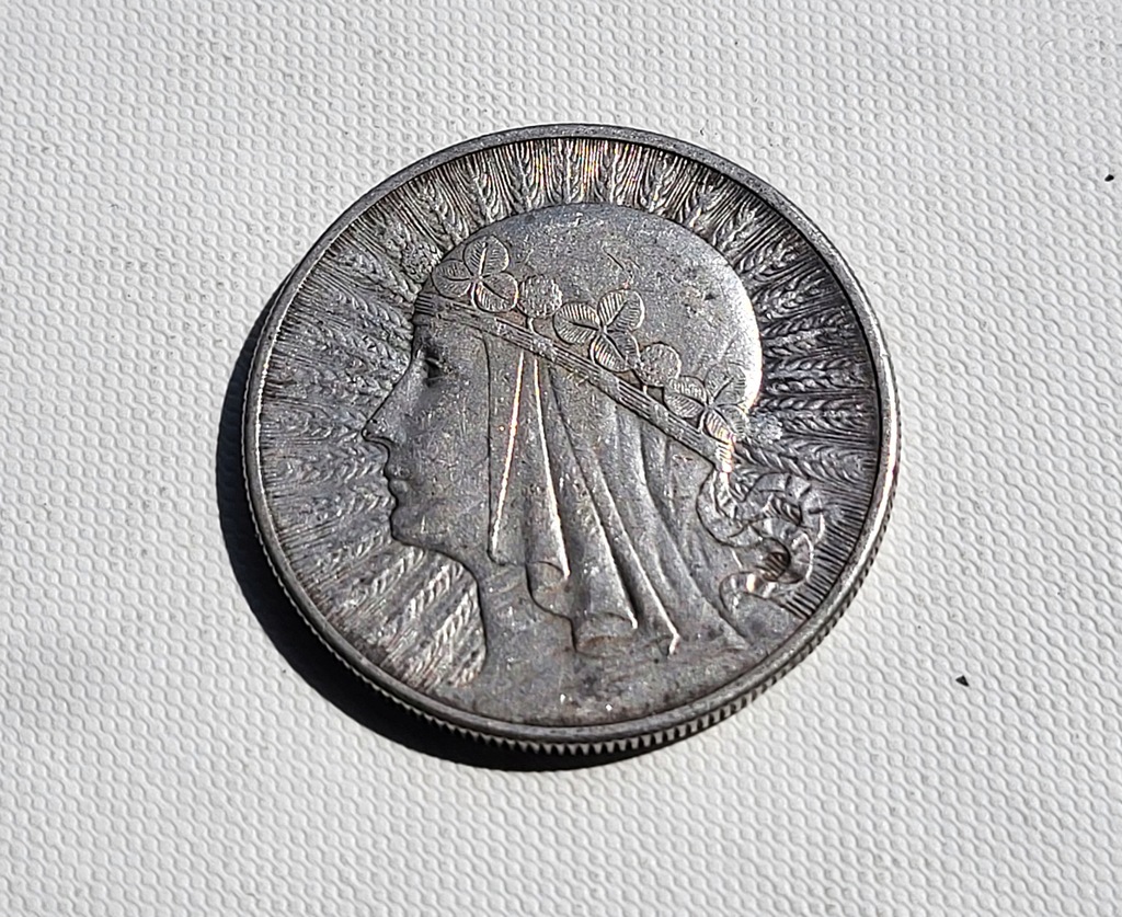 10 Złotych 1932 Polonia, Głowa kobiety