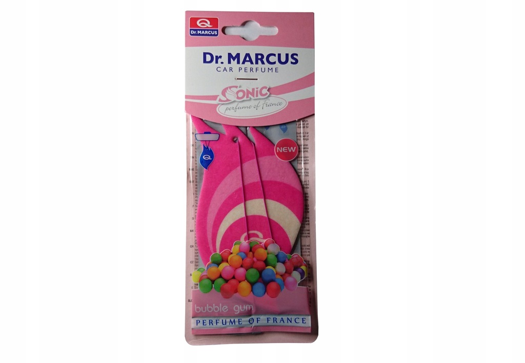 Zapach samochodowy Dr.Marcus SONIC Bubble Gum 3szt