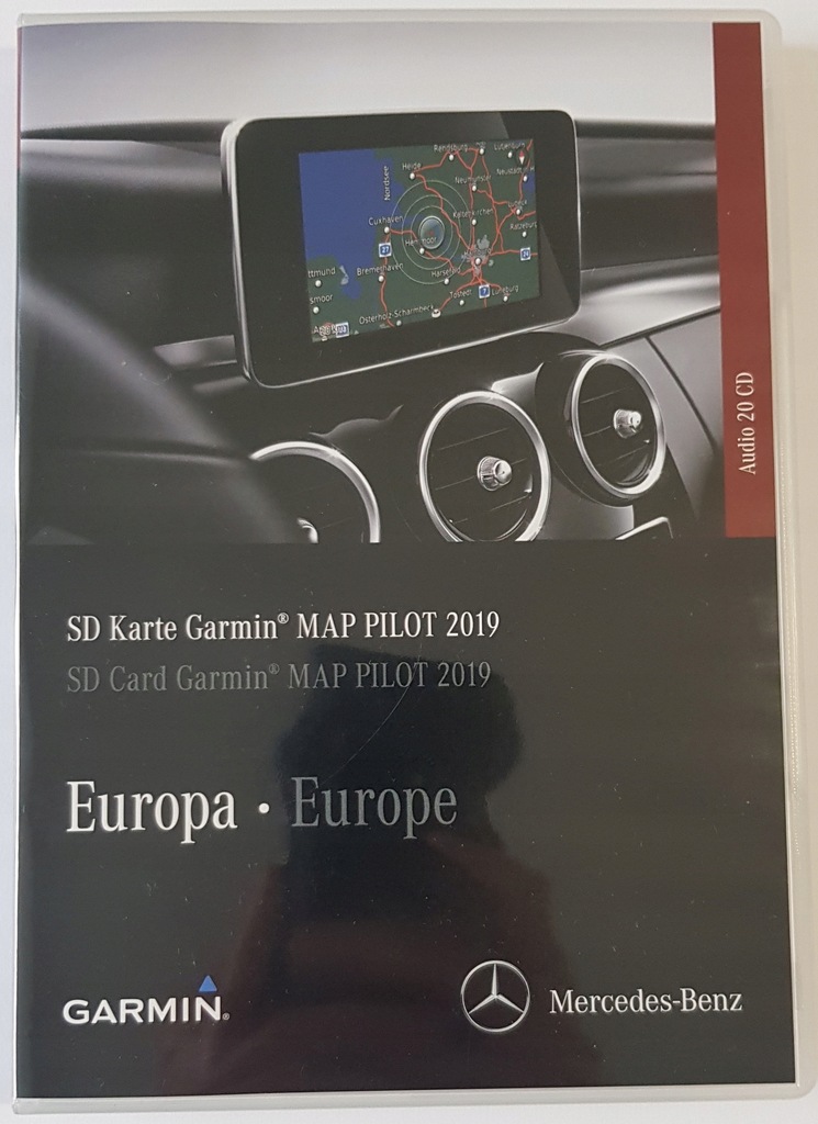 Garmin Map Pilot V12 PL Mercedes karta mapa 2019