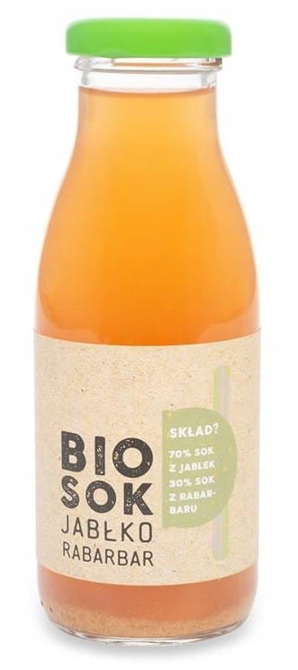 Sok jabłkowo - rabarbarowy nfc BIO 250 ml - Owocow