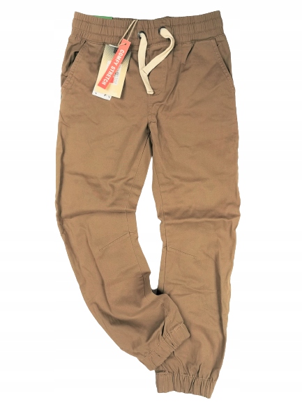 Spodnie jogger CUBUS bawełniane stretch 134 brąz