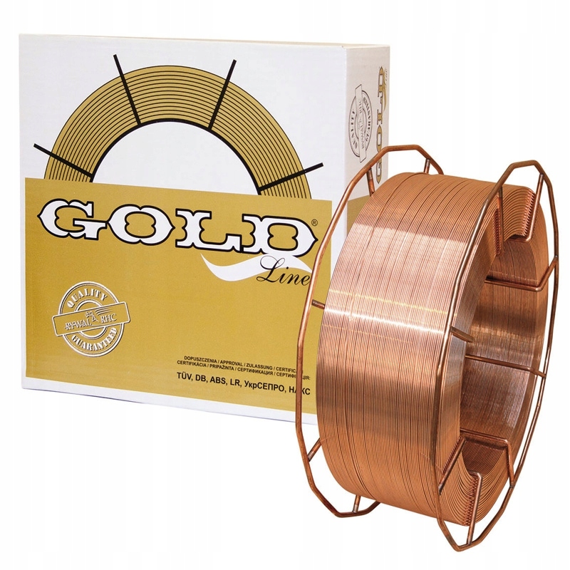 Drut Spawalniczy MIG G4SI1(SG3) Fi 1,0 mm GOLD 15 kg