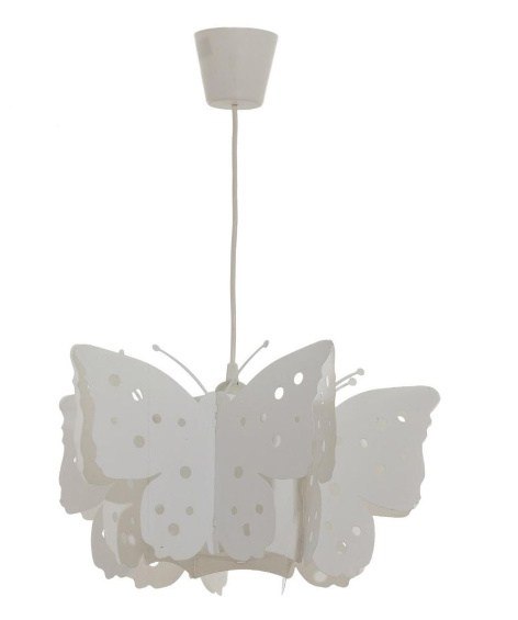 Lampa żyrandol Butterfly biały 40cm E27 małej dzie