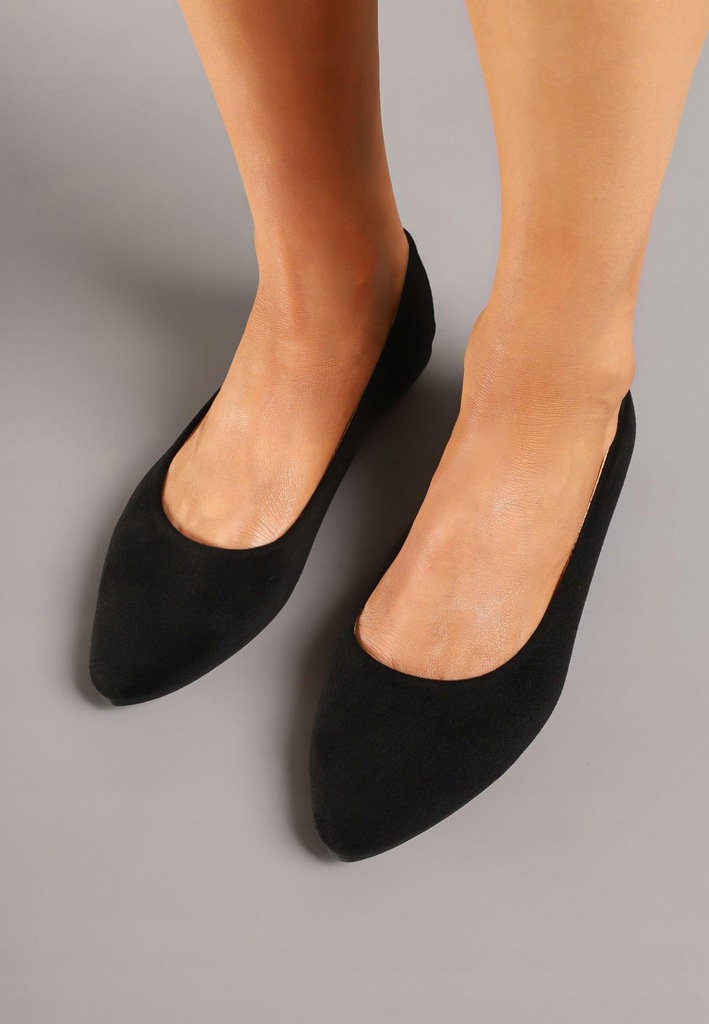 Renee Czarne Balerinki damskie 40 Ekozamsz