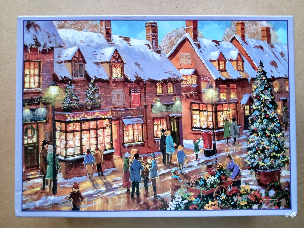 Puzzle 1000 "Christmas Street Scene"