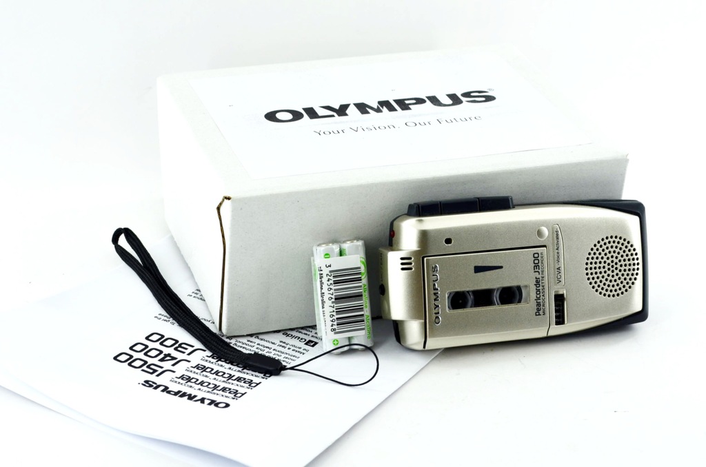 DYKTAFON OLYMPUS Pearlcorder J300 analog + kaseta 12388009700
