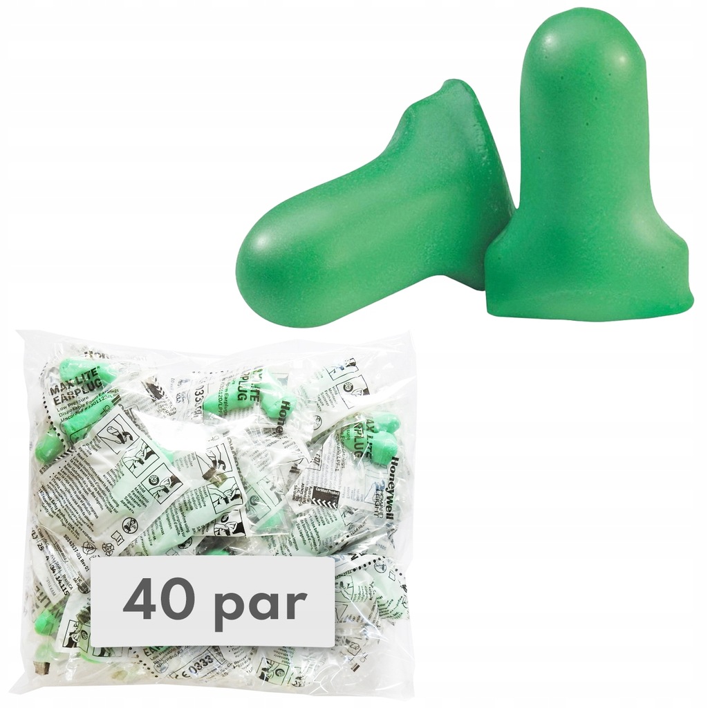 Zatyczki Stopery do uszu Honeywell MaxLite 40 par